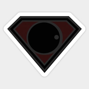 Black Zero of Kandor Sticker